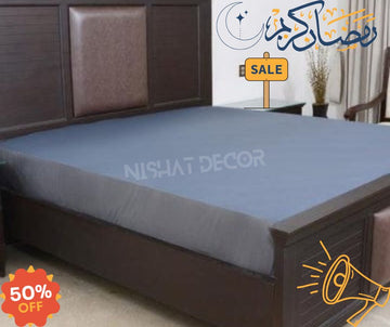 Water Proof Mattress Protector  - Grey Terry Cotton Stuff